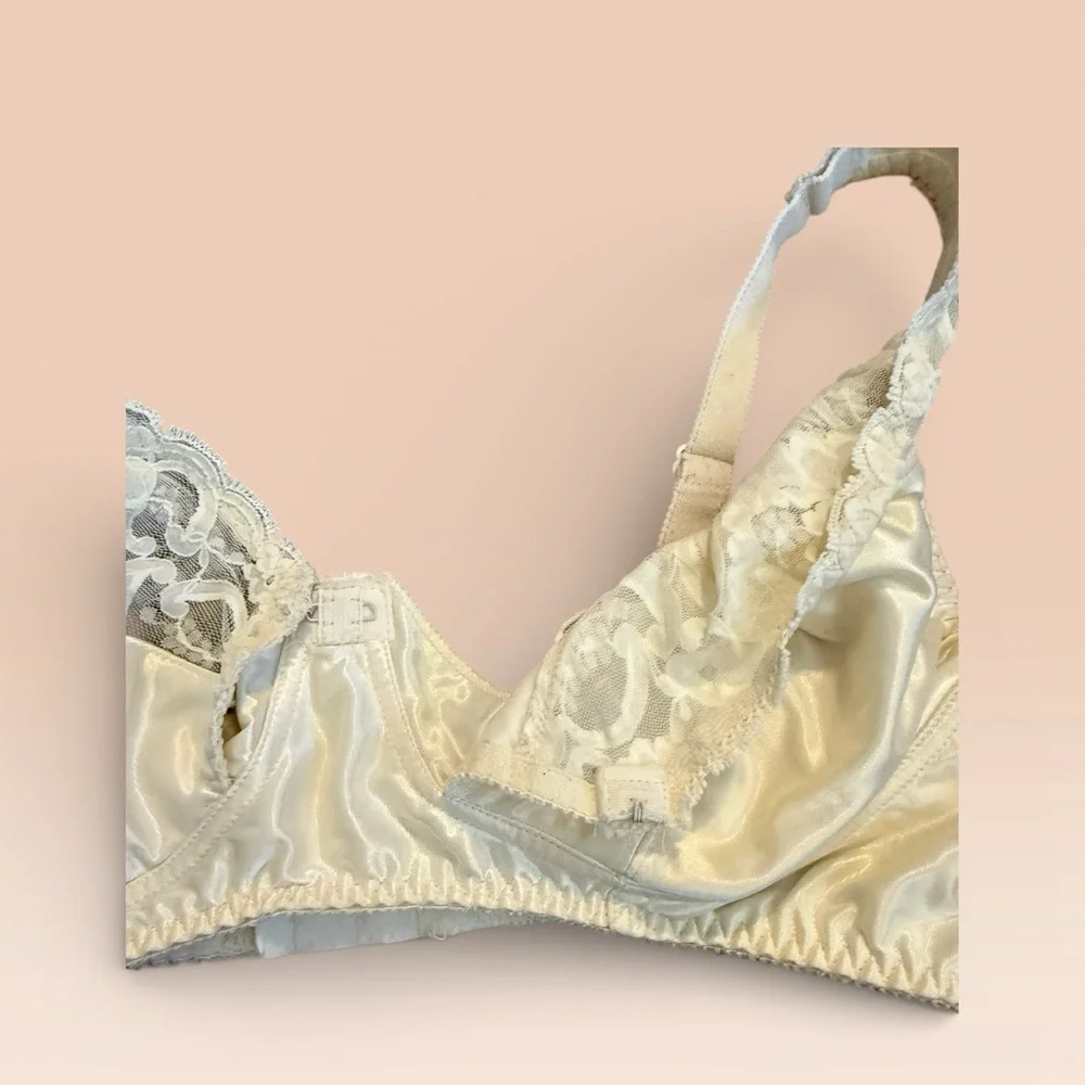 Adonna Vintage Cream Lace Women's Bra